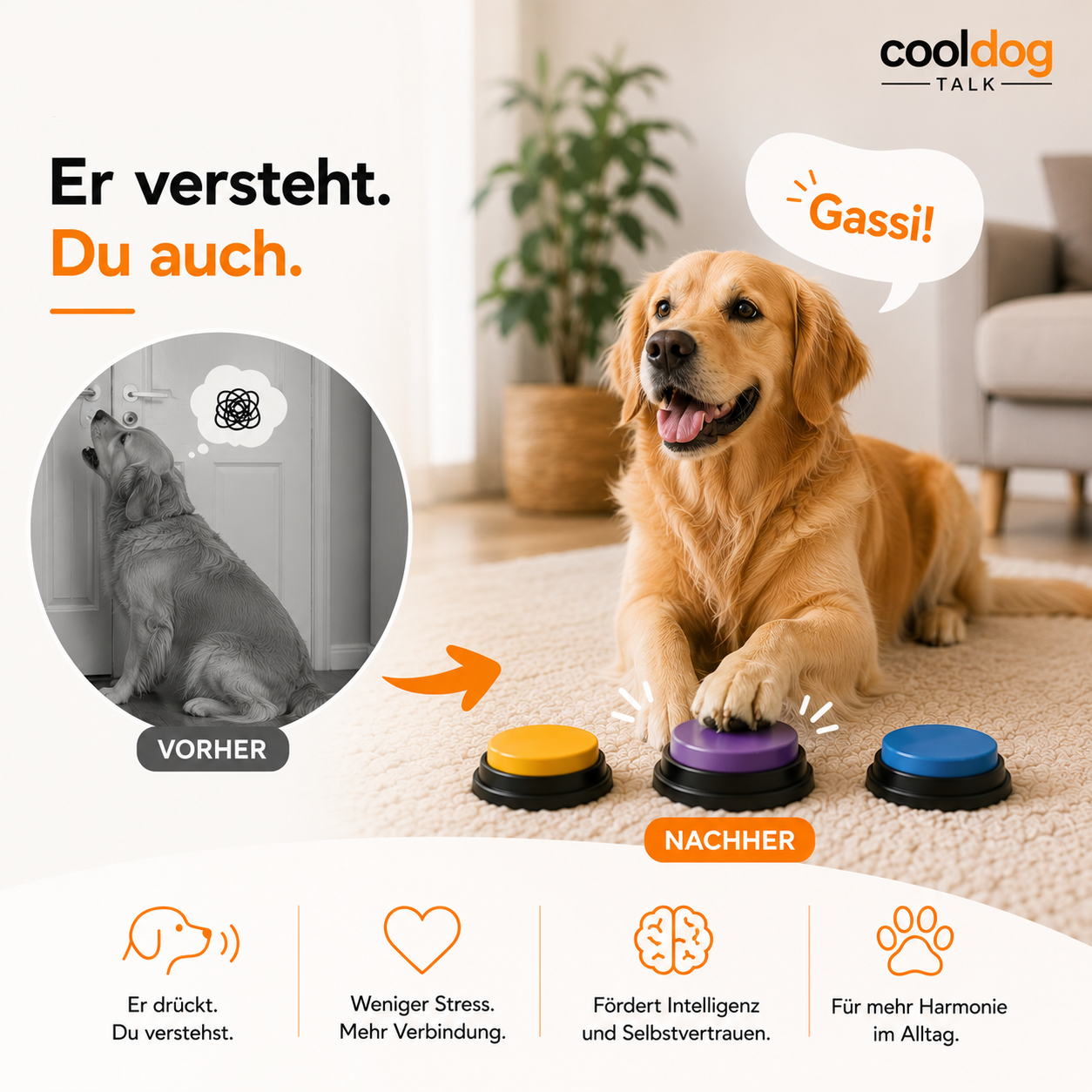 CoolDog Talk Sprachbuttons