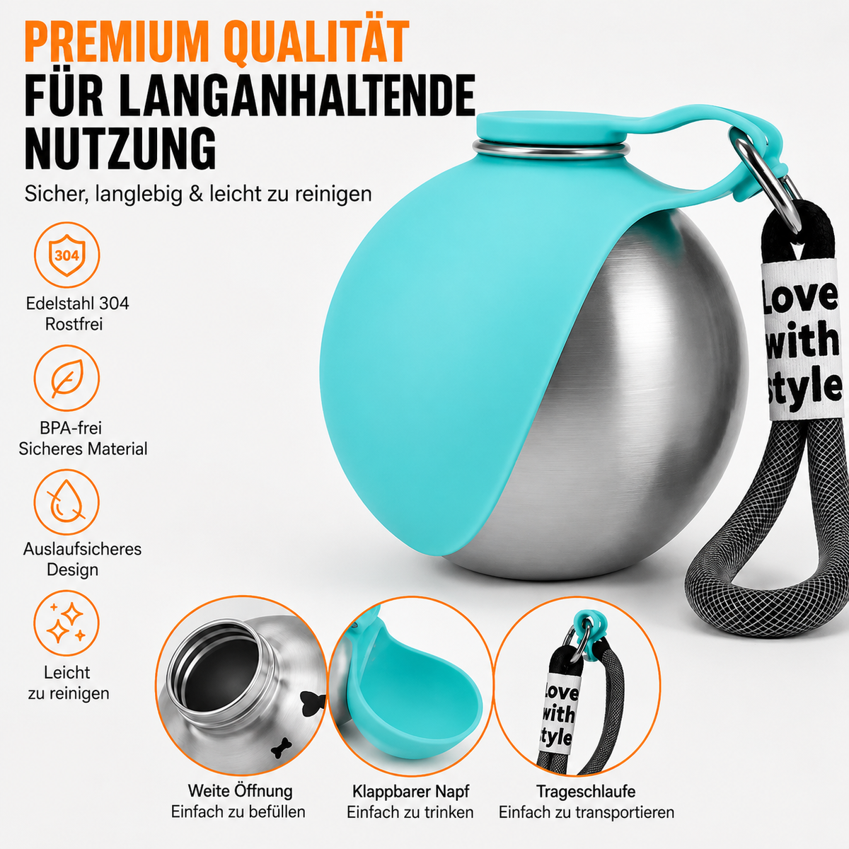 Cool Dog - Aqua 2 in 1 Bottle