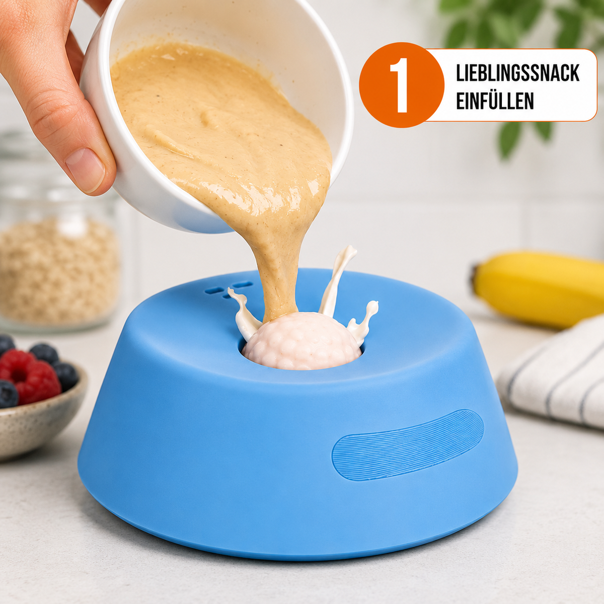 Lieblingssnack einfüllen